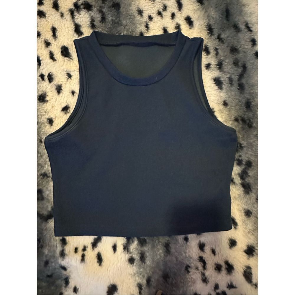 Dark Blue Crop Top - Size M